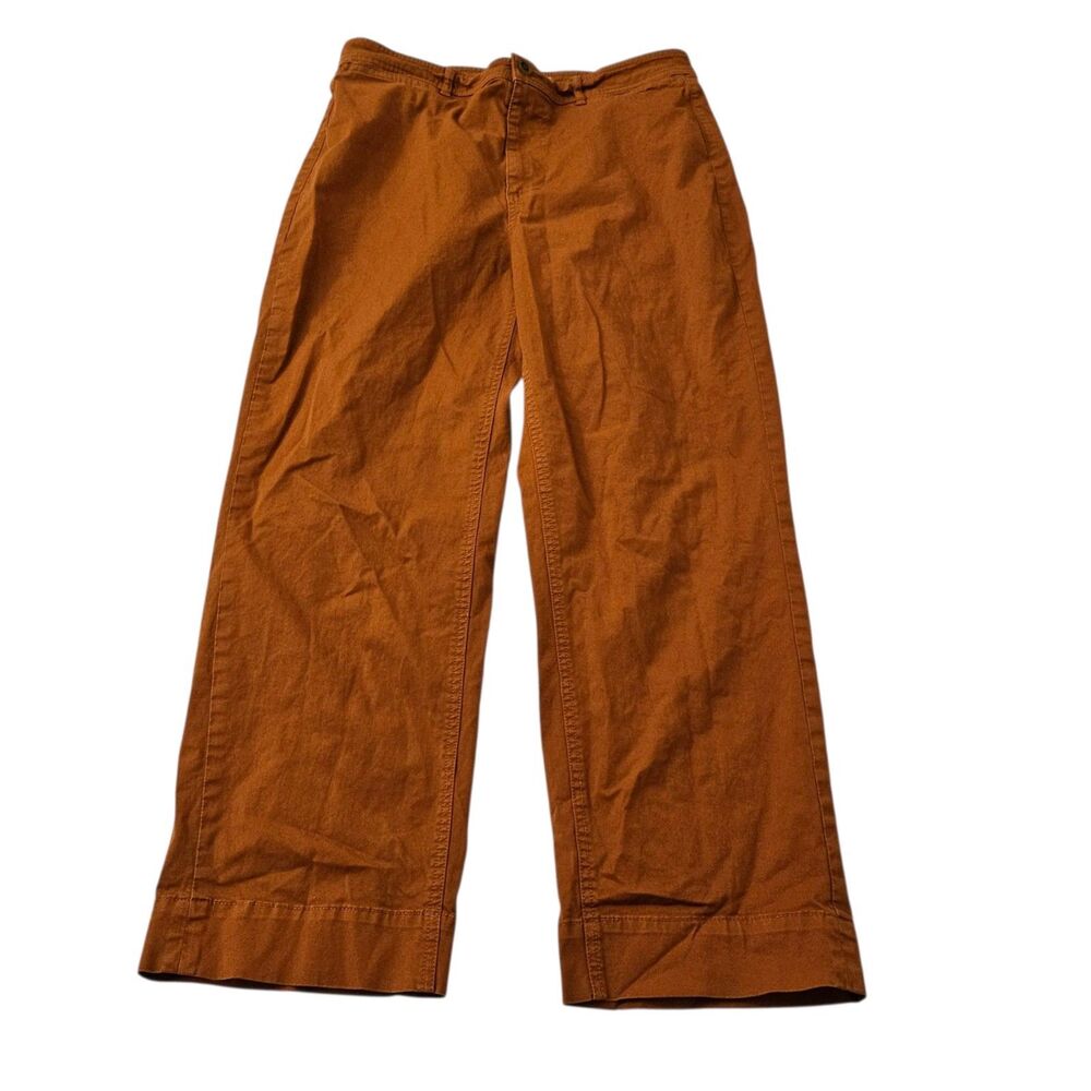 Everlane Wide-Leg Pants in Rust